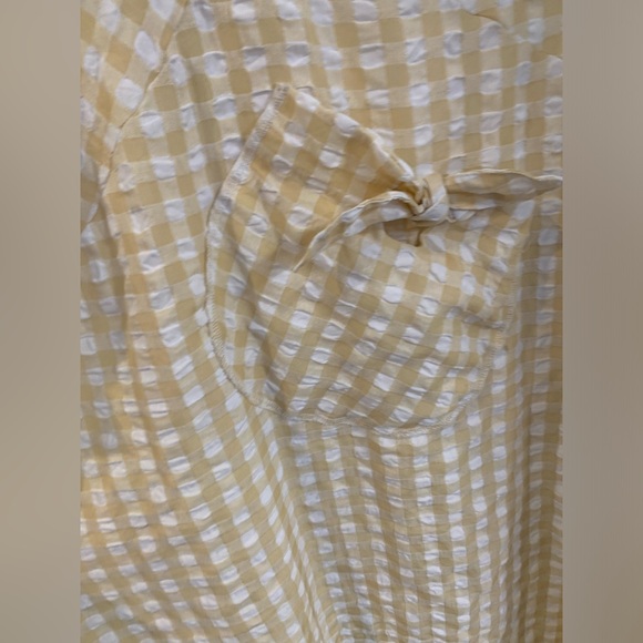 Zadie B’s cream checked dress 2x - Picture 4 of 7
